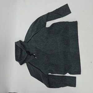 Victoria's Secret cowl neck sweatshirt medium deep green & black